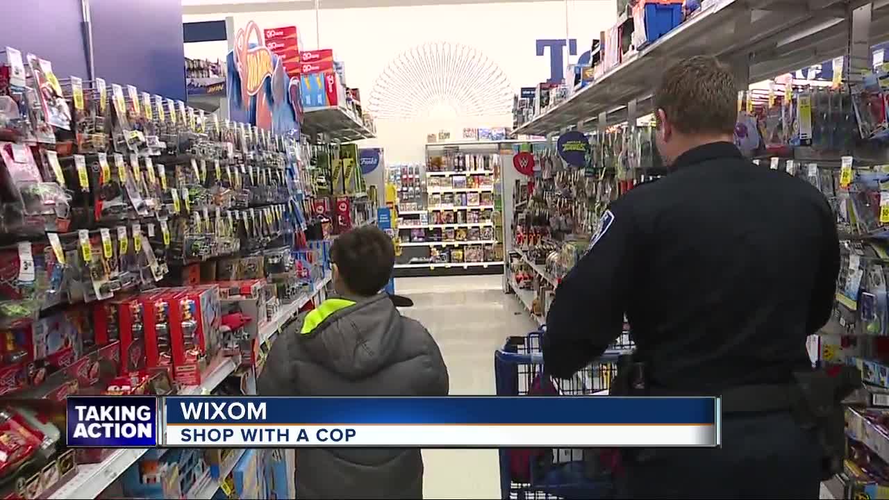 Wixom Shop with a Cop holiday event