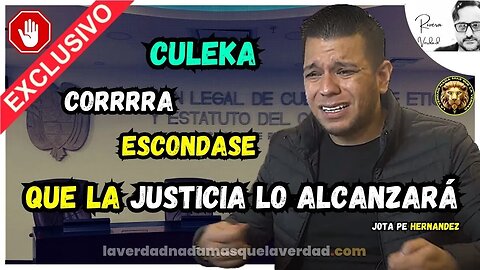 CORRA - CORRA - ESCÓNDASE - SENADOR JOTA PE HERNANDEZ - QUE LA JUSTÍCIA LO ALCANZARÁ