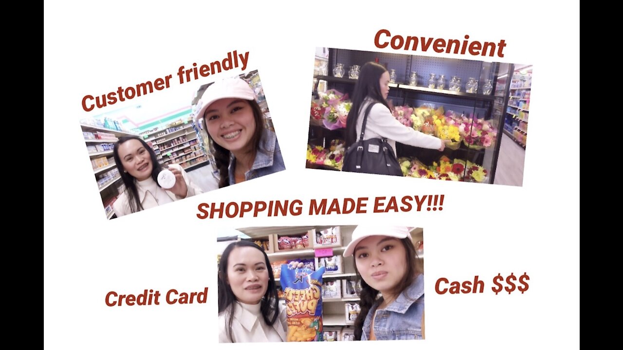 Pinays shopping in America Convenient Infrastructure