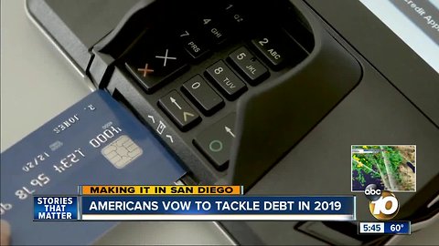 San Diegans vow to tackle debt in 2019