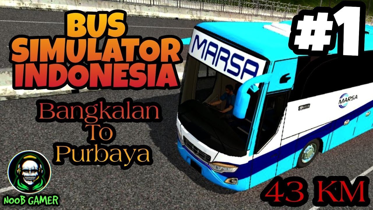 Bus Simulator Indonesia l Bangkalan to Purbaya By Marsa l GAMEPLAY #1