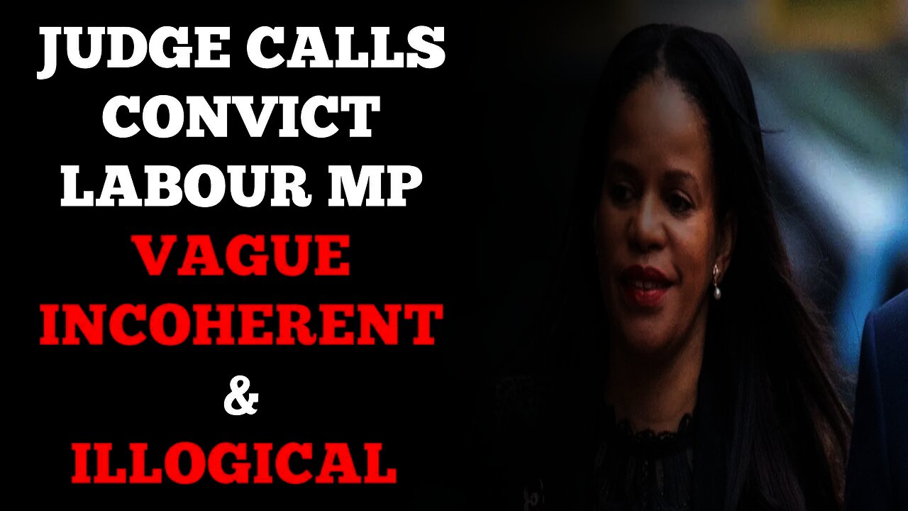 Uk Judge Brands Lying MP Claudia Webbe Vague,Incoherent & Illogical As He Convicts Her 🤣