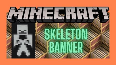 Minecraft: How To Make A Skeleton Banner