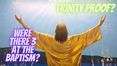 A trinity at the baptism of Yeshua?