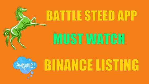 Battle Steed App New Update Today || Binance Listing || Battle Steed App