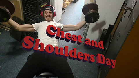 Chest and Shoulders Day in Storeroom