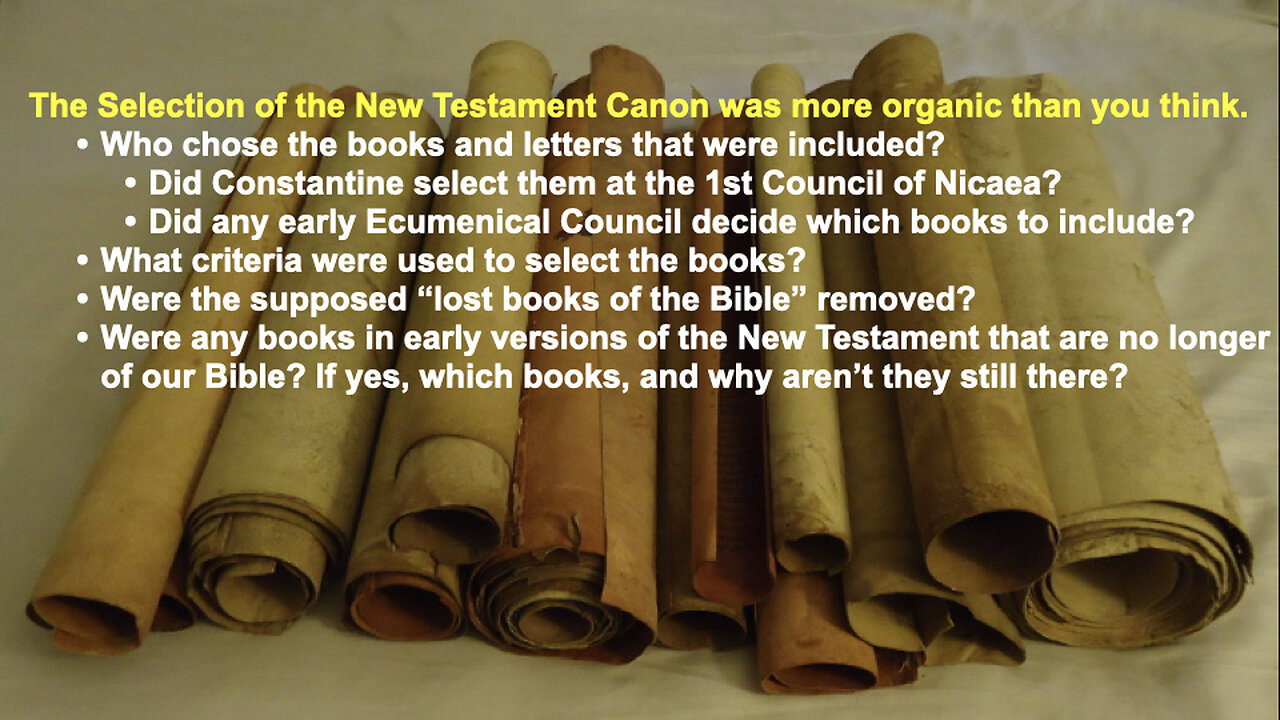 436 How were the books of the New Testament chosen?