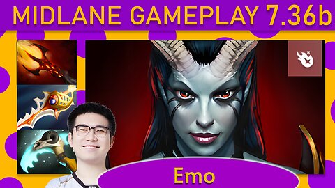 ⭐ Emo Queen of Pain |KDA - 33 KP - 70%| Mid Gameplay 7.36b - Dota 2 Top MMR