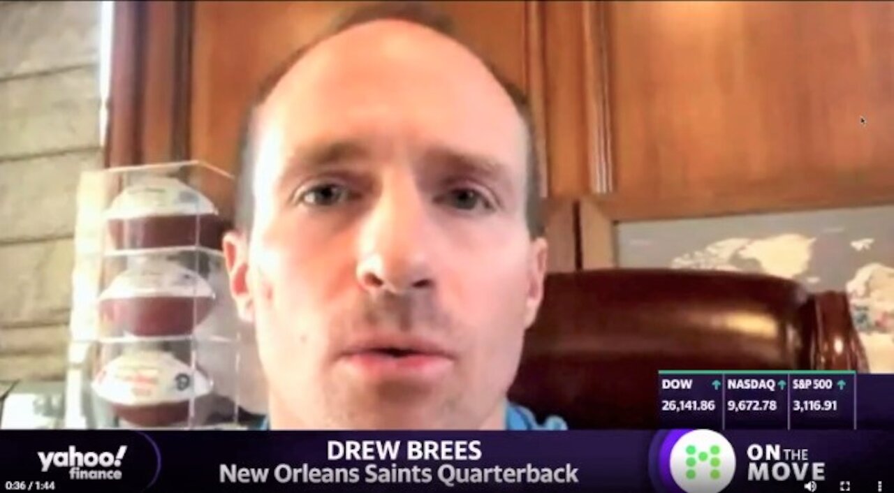 Drew Brees attacked for saying NFL players shouldn't disrespect national anthem