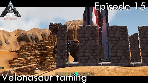 Velonasaur taming - Ark Survival Evolved - Extinction EP15