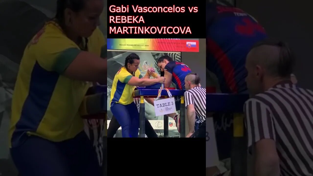 The Strongest Female Armwrestler Gabi Vasconcelos