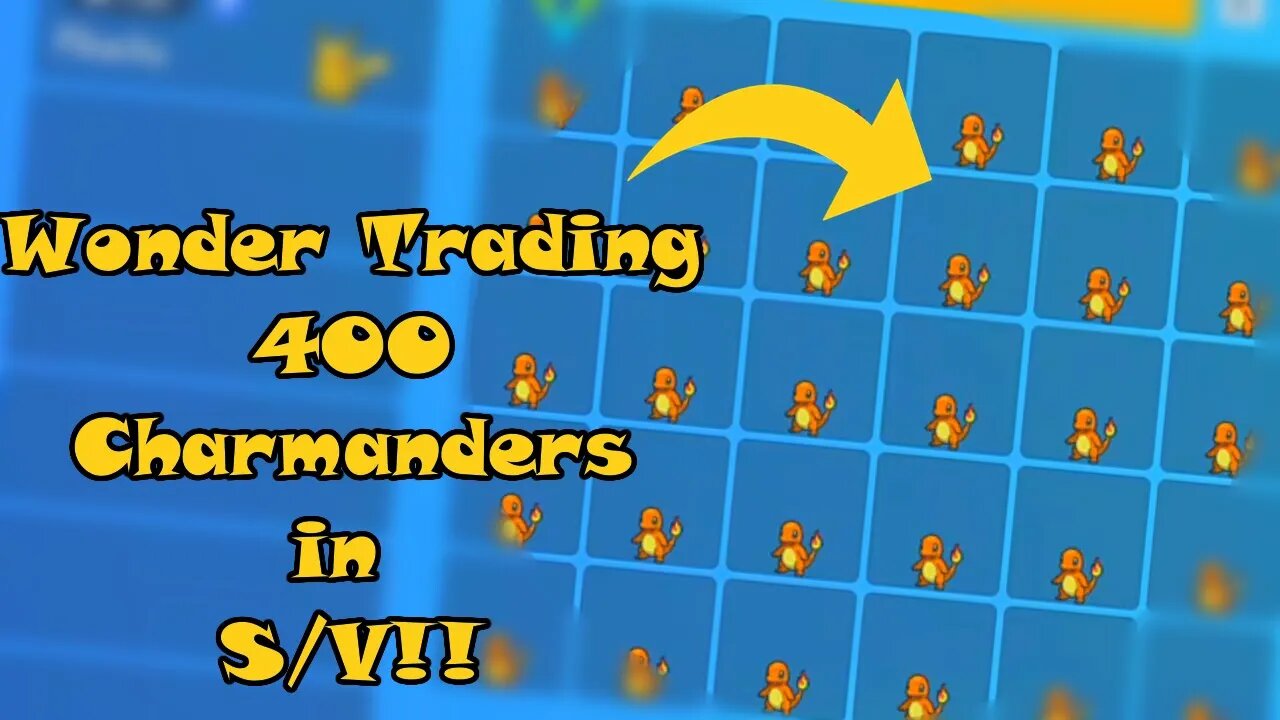 I WONDER Traded 400 Charmanders in Pokemon Scarlet and Violet!!