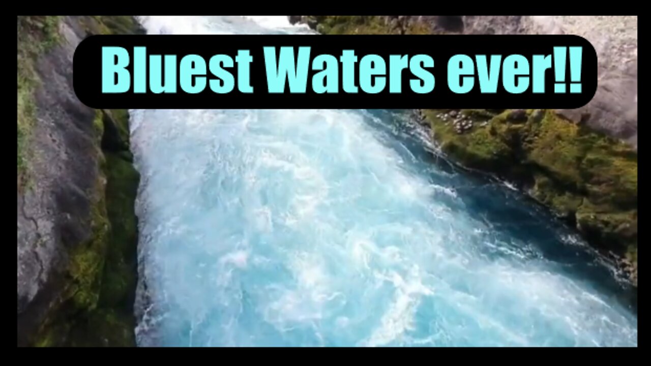 We saw the Bluest Waters at the Huka Falls!!