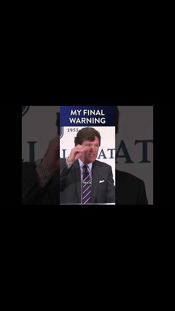 TUCKER CARLSON’S SCARY PREDICTION OF THE NEXT 12 MONTHS