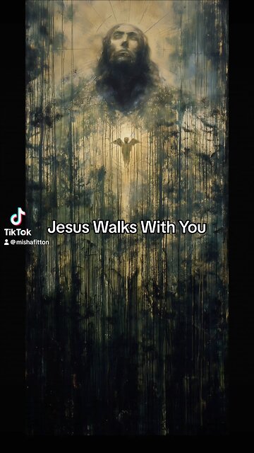 Jesus Walks With You. Happy Easter. ✝️