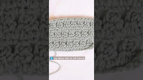 Have you tried the crochet fagot stitch? 🧶 #crochet #crochetstitch #infiniticraftingco