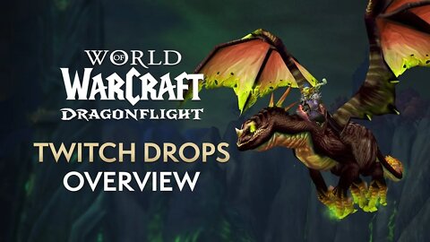 World of Warcraft Feldrake Twitch Mount Drop Dragonflight 4k