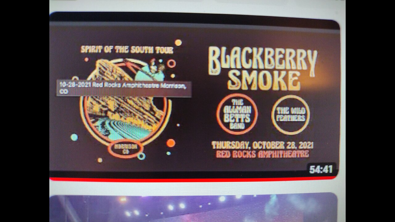 The Allman Betts Band - "Spirit Of The South" Tour - Red Rocks 10-28-2021