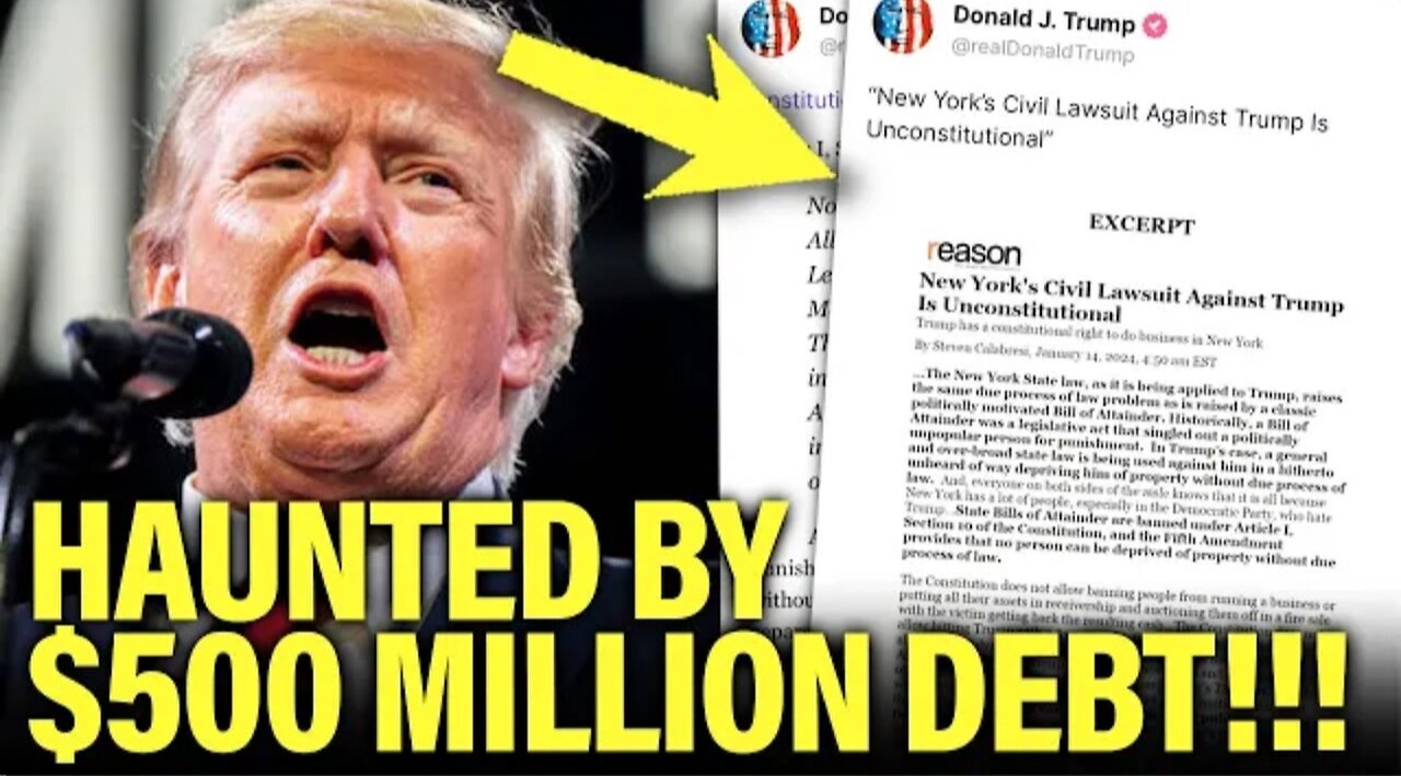 Trump LOSES IT in Posts After Failing to Post a Bond