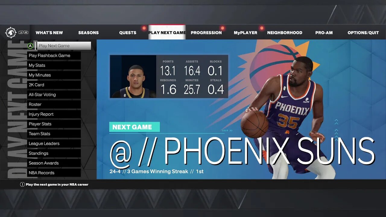 NBA 2k23 My Career Flashback Game