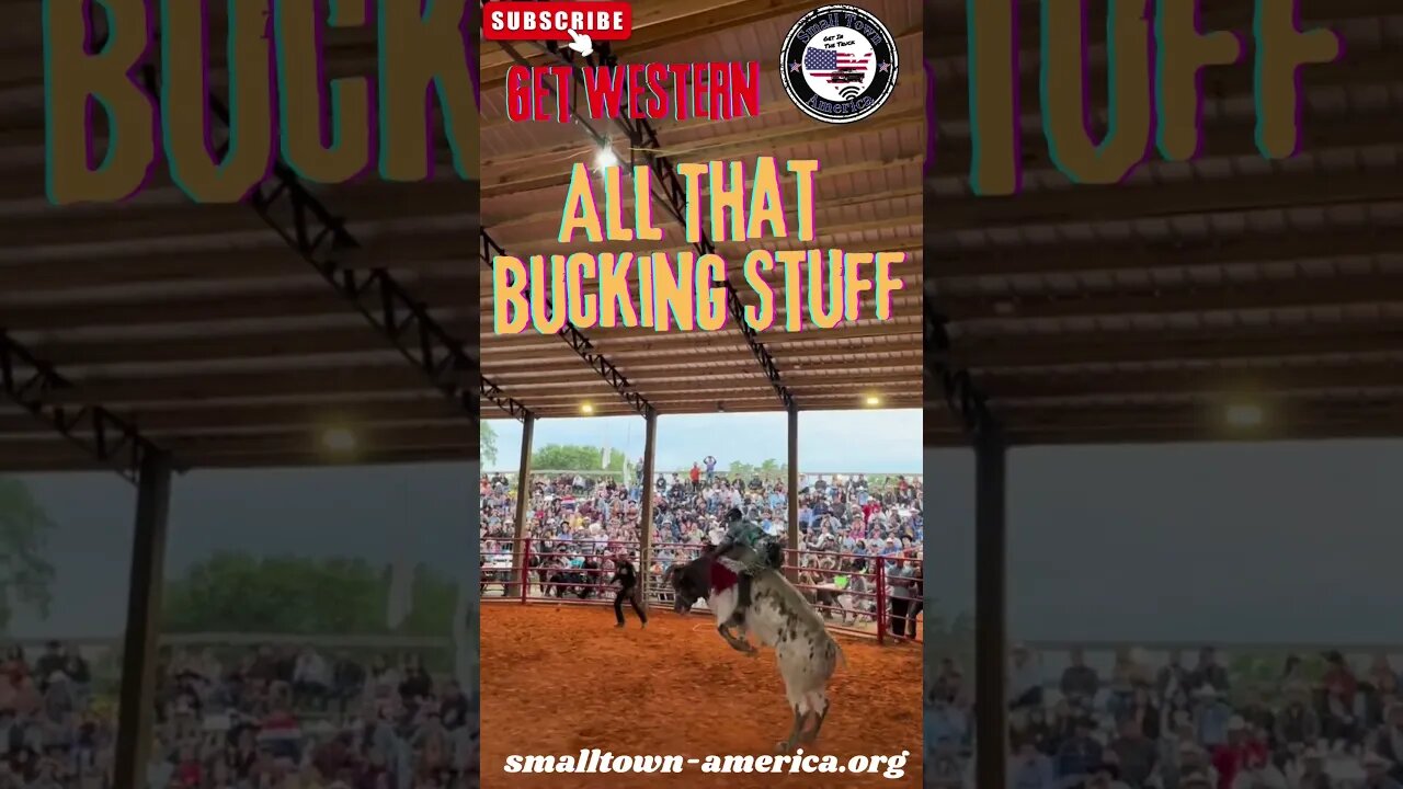 Jumping Bull Get Western Small Town America #bullriding#rodeo #Bucking Bull #youtubeshorts