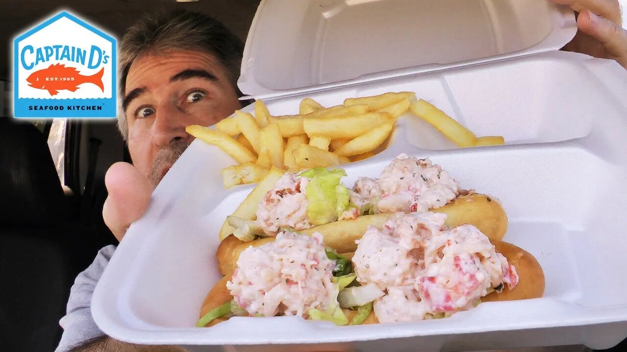 AHOY THAR!! Captain D's Lobster Rolls REVIEW 🐟😮