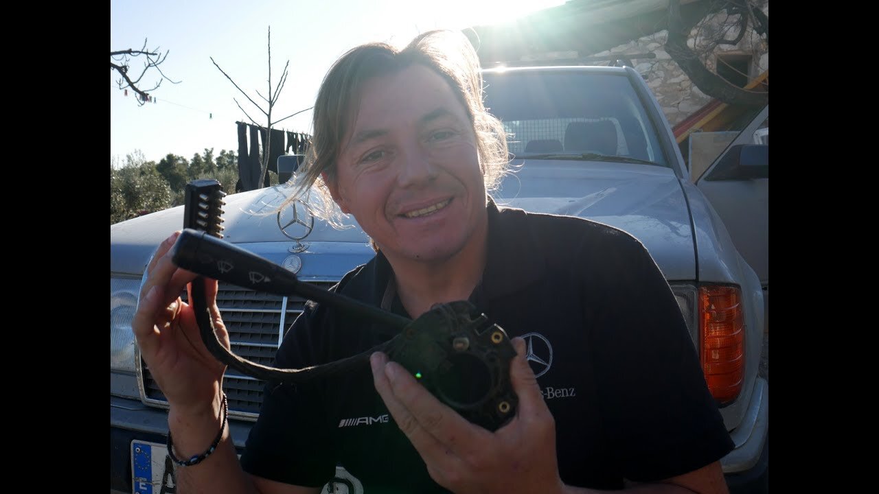 Mercedes W124 - How to change replace the combination Switch DIY Models without AIRBAG