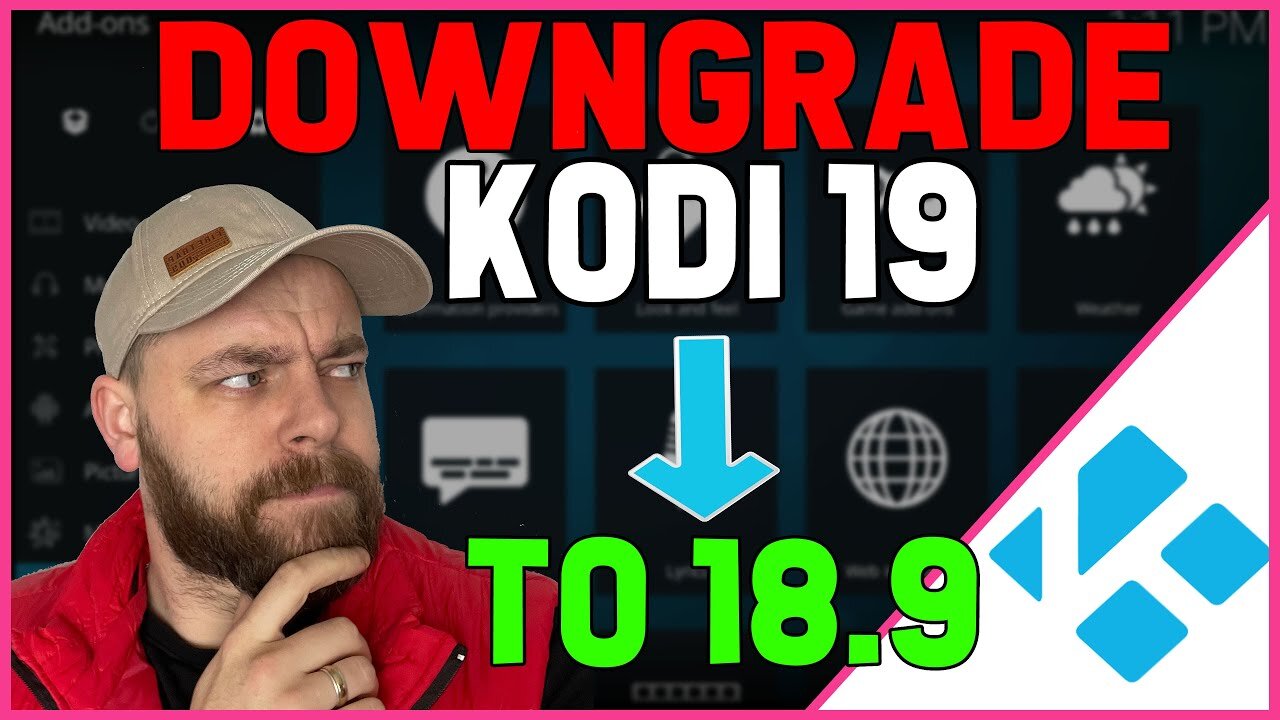 DOWNGRADE Kodi 19 to 18.9 ⚠ FIX KODI 19 NOT WORKING 🔥