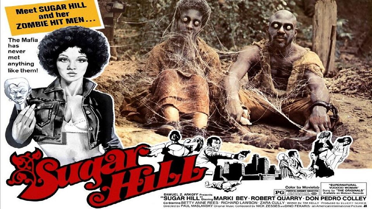 SUGAR HILL 1974 Blaxploitation of a Voodoo Zombie Army vs the Mafia FULL MOVIE HD & W/S