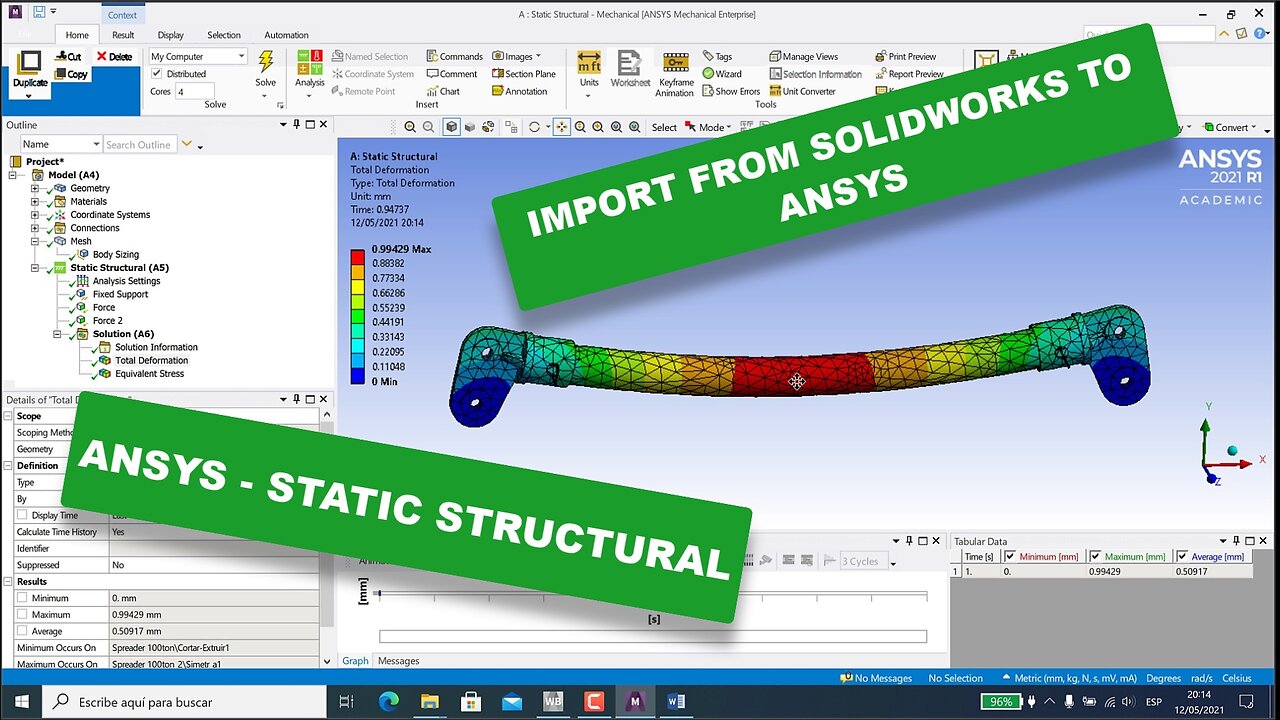 Ansys Workbench | structural analysis