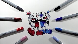 Drawing Cuphead