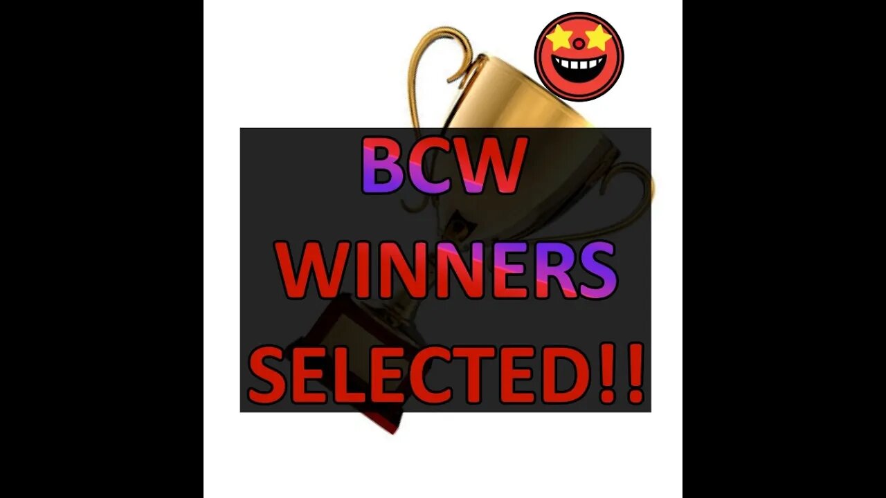 BCW Prize Pack WINNERS!!!