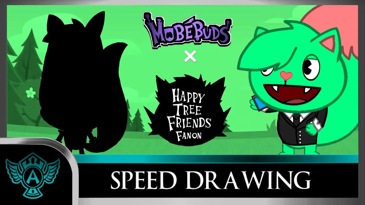 Speed Drawing: Happy Tree Friends Fanon - Zion | Mobebuds Style