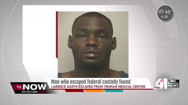 Escaped federal prisoner captured in KC