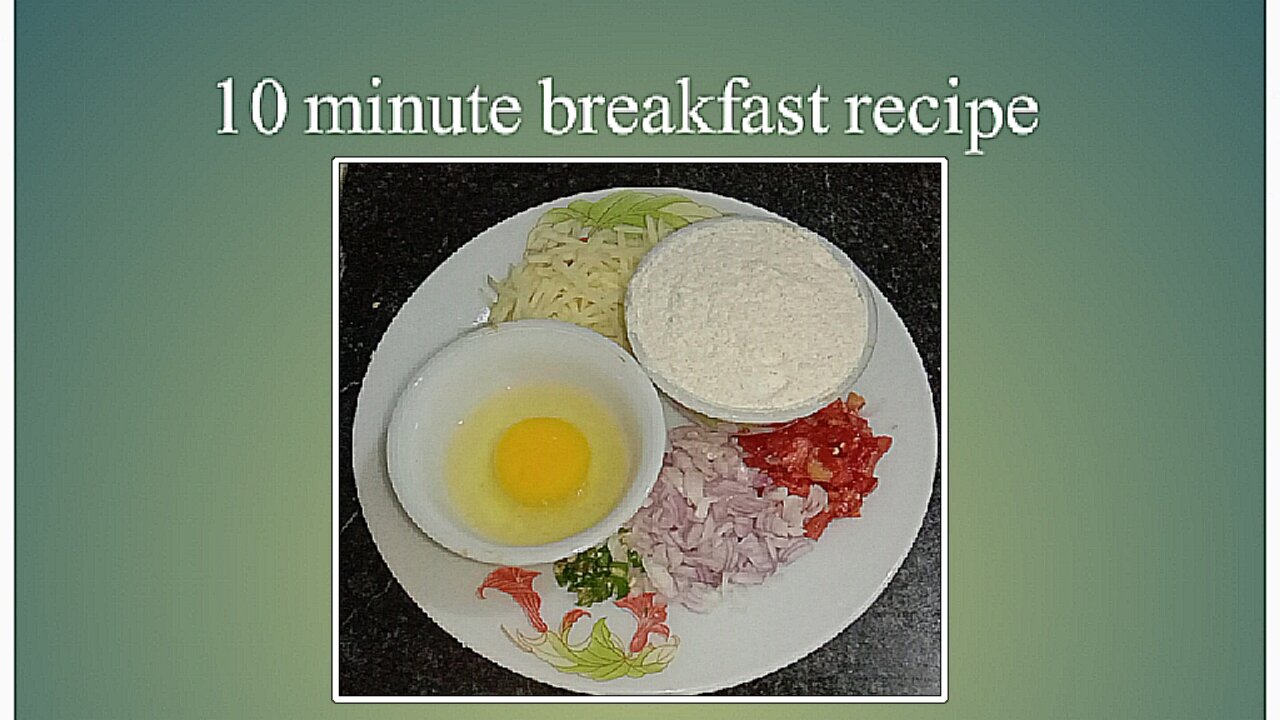 10 minute breakfast recipe | Easy and Quick Breakfast recipe|Must try this 🥰#breakfast#snacks#food