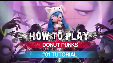 DONUT PUNK GAME TUTORIAL PART 1 MISSION 100 🍩🍩