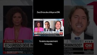 Zeca Dirceu deu chilique na CNN. Parabéns deputado André Fernandes.