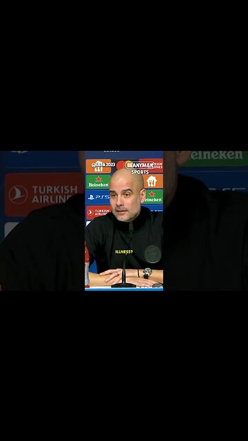 'Illness!' 😂 Pep Guardiola when asked what Kevin De Bruyne’s injury is