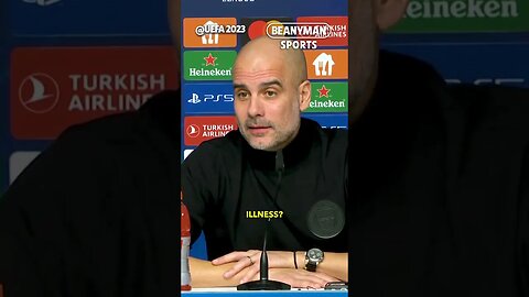 'Illness!' 😂 Pep Guardiola when asked what Kevin De Bruyne’s injury is