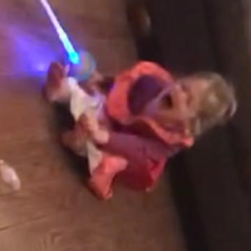 A Little Girl Gets Her Foot Run Over By A Power Wheels Car