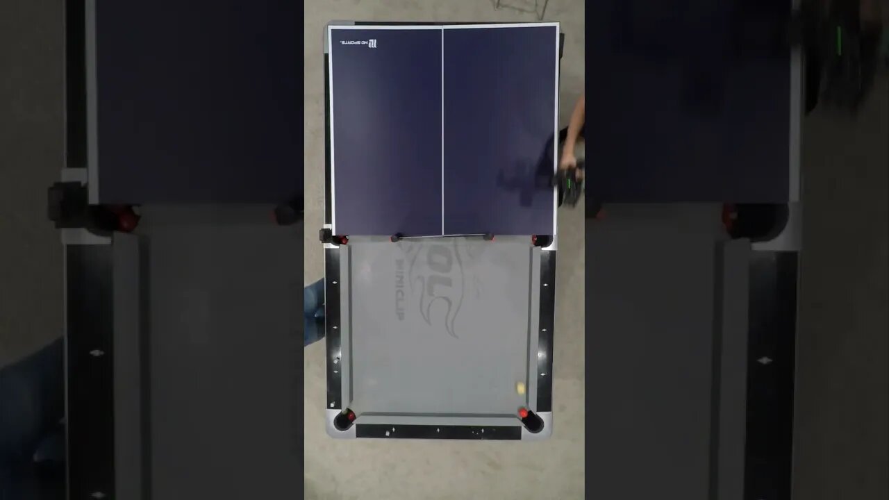 Around The Net CURVE ft @pongfinity :)⚪🎱🏓 #billiards #tabletennis #shorts