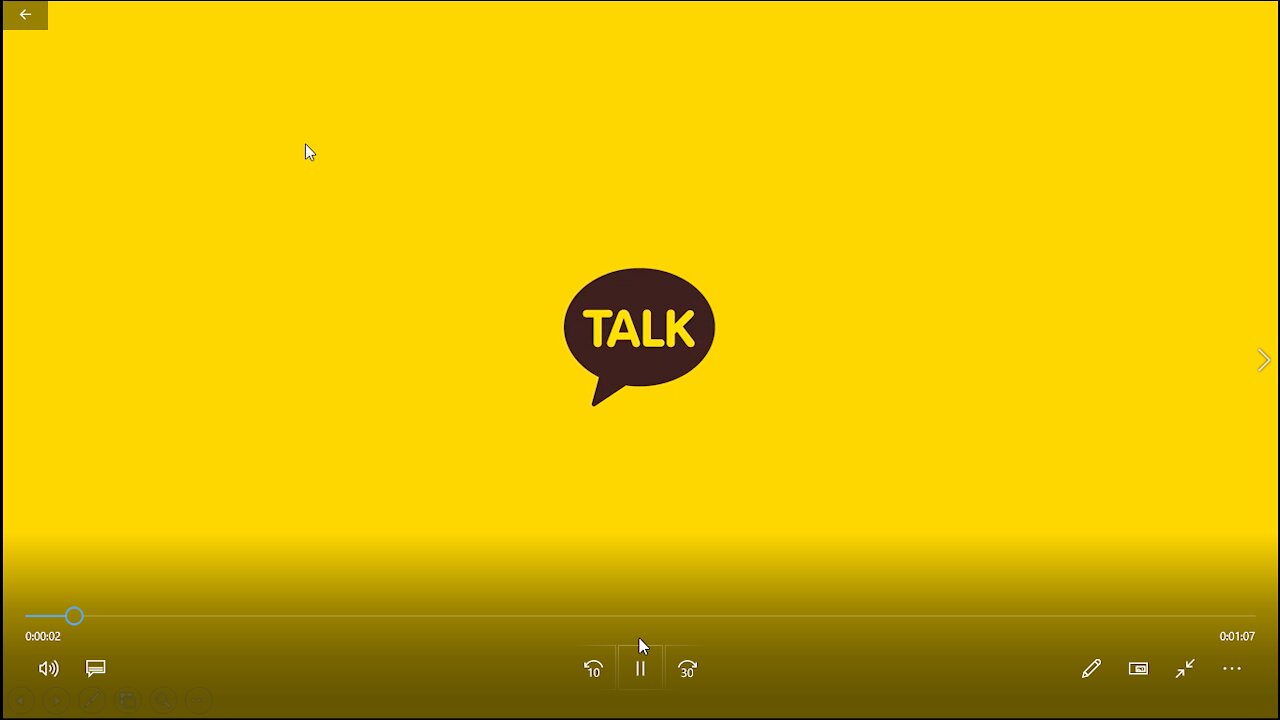 Kakao Talk Inspired Powerpoint Template