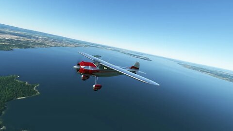 First Flight - Cessna 195 Businessliner