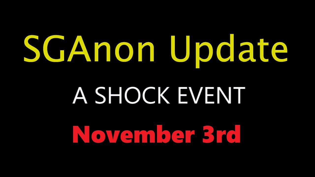 SG Anon Situation Update Nov 3: "Updates in Maricopa County Fraud Investigation/Lawsuit"