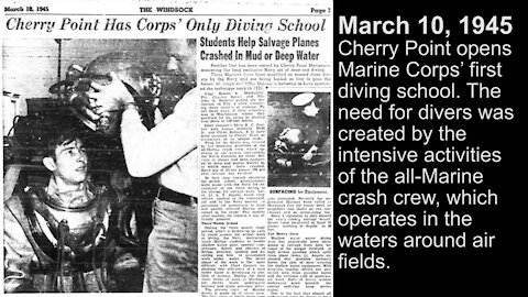 MCAS Cherry Point History: March