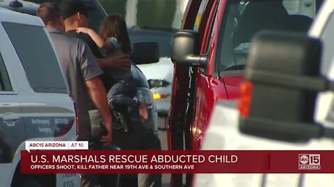 U.S. Marshals recover 2-year-old girl taken by father after officer-involved shooting