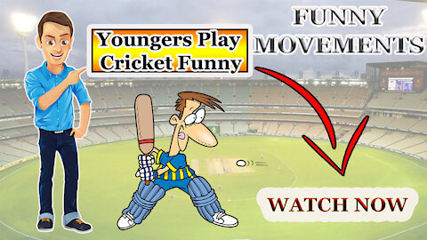 Funny Playing Cricket