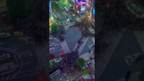 Shibuya crossing in Tokyo