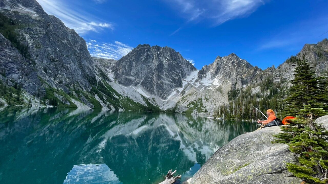 Fishing Washington's Most ICONIC LAKE Colchuck!!!!