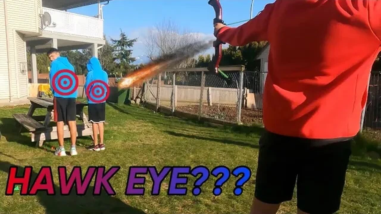 Avengers Hawk Eye In Real Life!